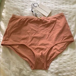 Solid & Striped high waisted bathing suit bottom